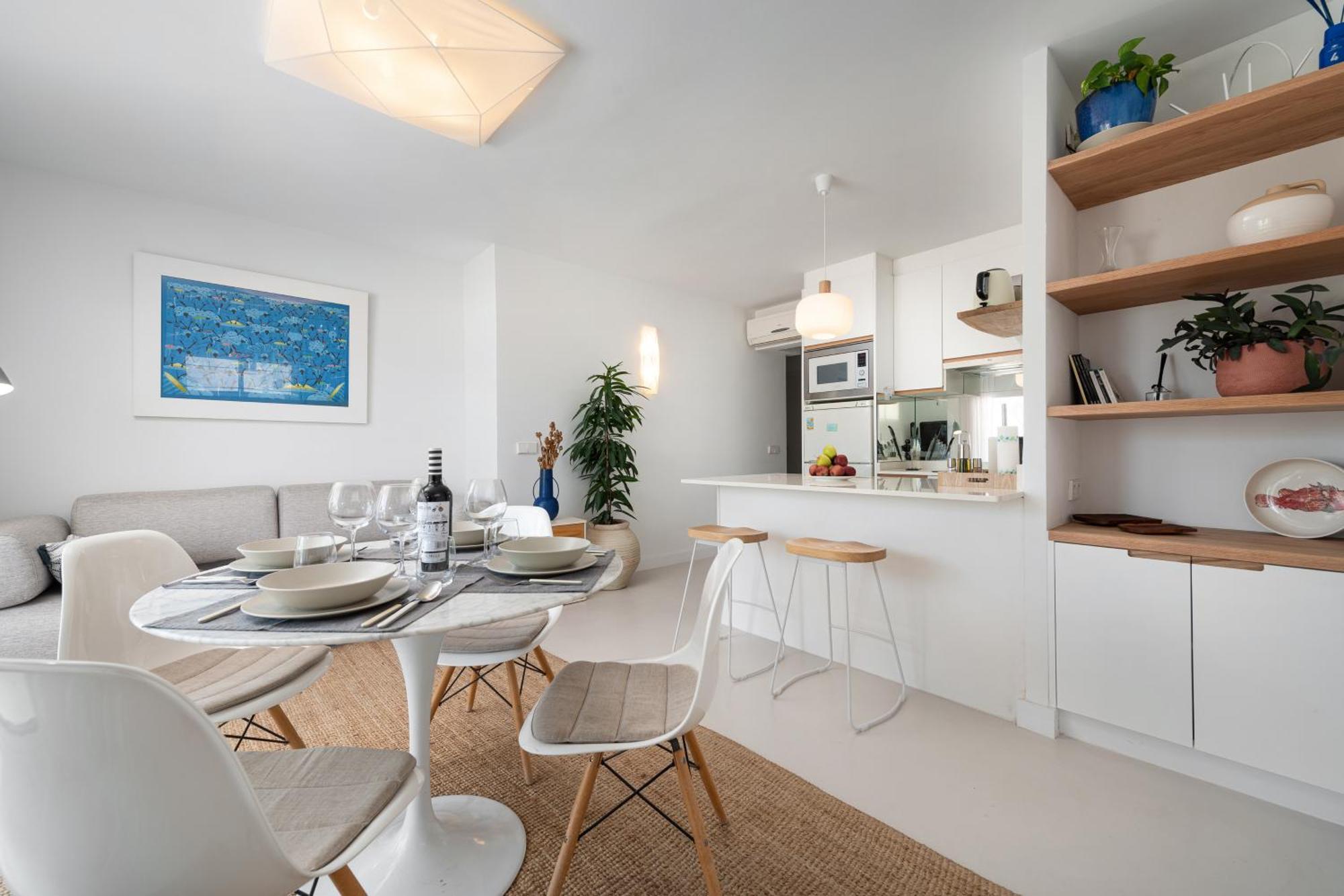 Apartment Blue View 알쿠디아 항구 외부 사진