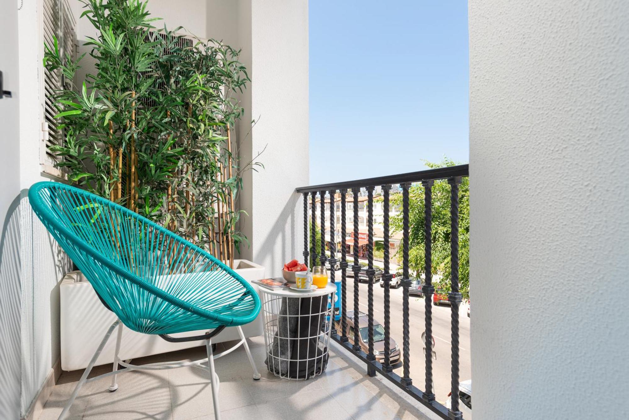 Apartment Blue View 알쿠디아 항구 외부 사진